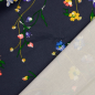 Preview: Elastic Satin Druck TEA GARDEN